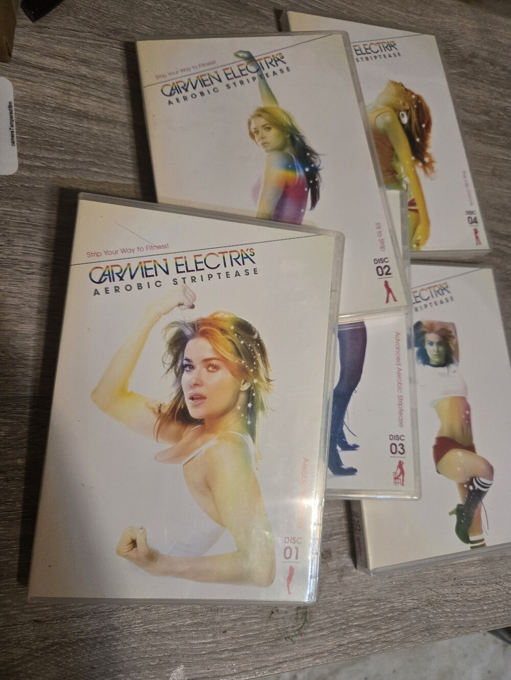 Carmen Electra Complete Striptease WORKOUT DVDS ❤️